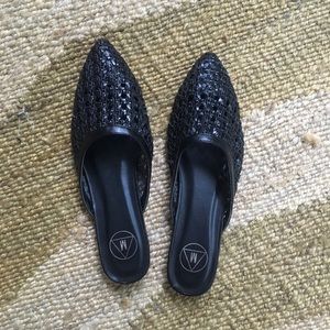 ASOS Shoes - ASOS Black Woven Slides ASOS Shoes - ASOS Black Woven Slides